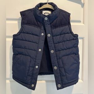 Kids Navy Blue puffer vest - 3T